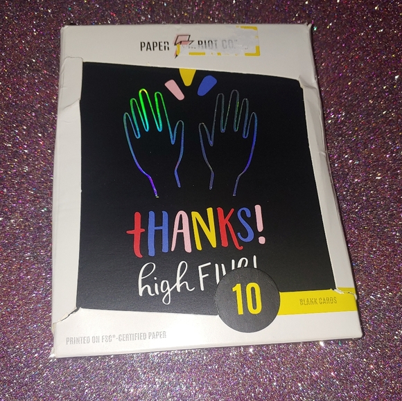 $4 Paper Riot Co. 10ct Thanks High Five - Picture 5 of 6